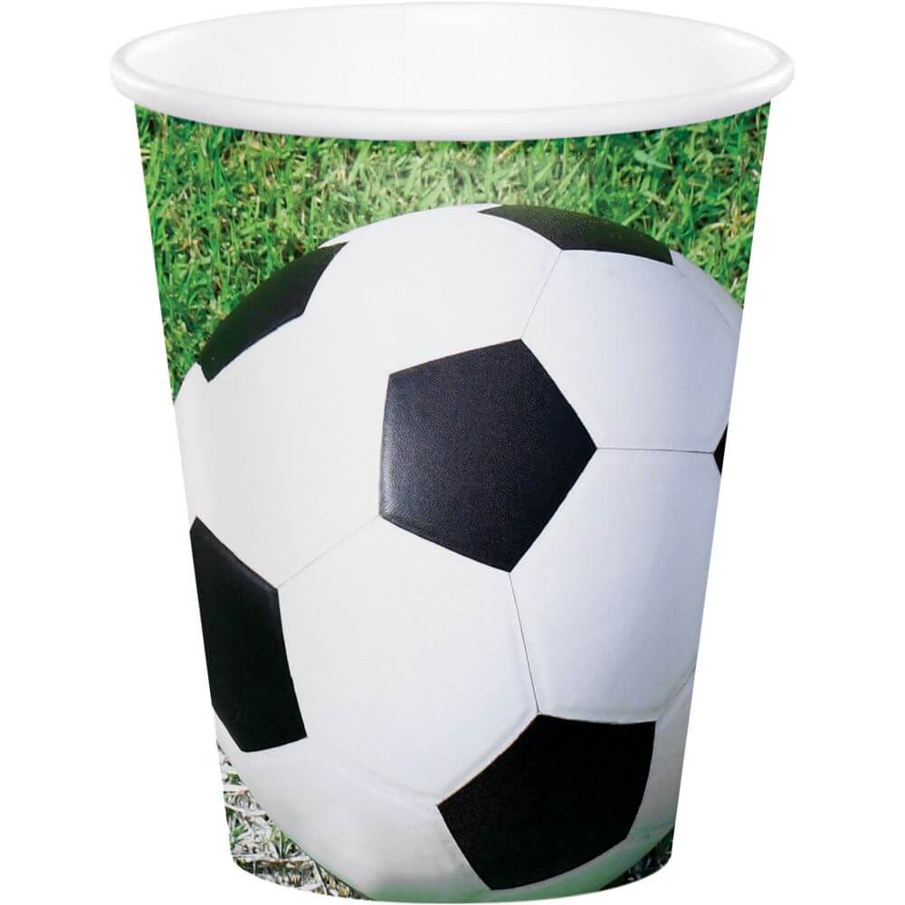 Soccer Sports Fanatic, Paper Cups 9oz 8ctTableware, Cups, 