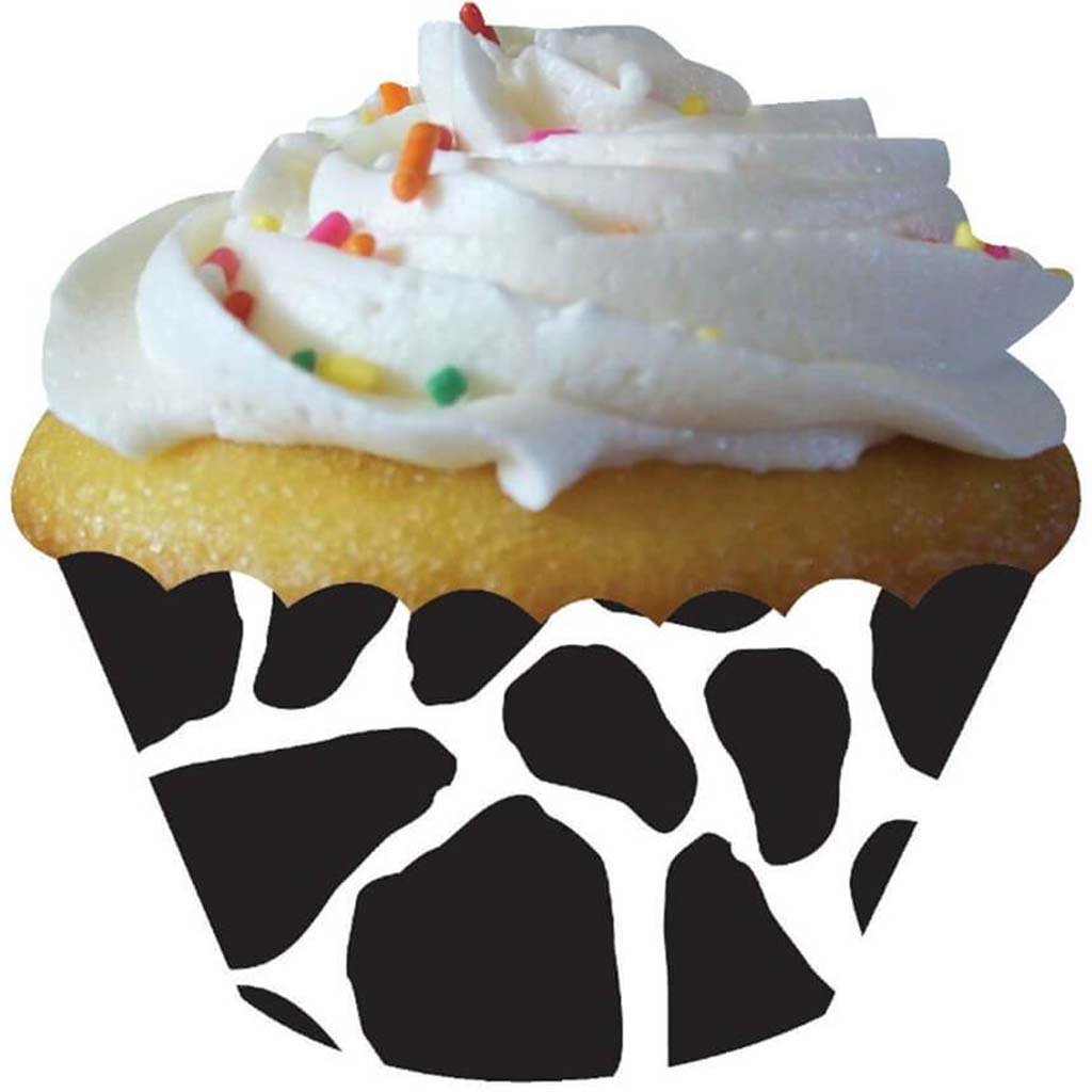 Cow Printed, Cupcake Wrappers 