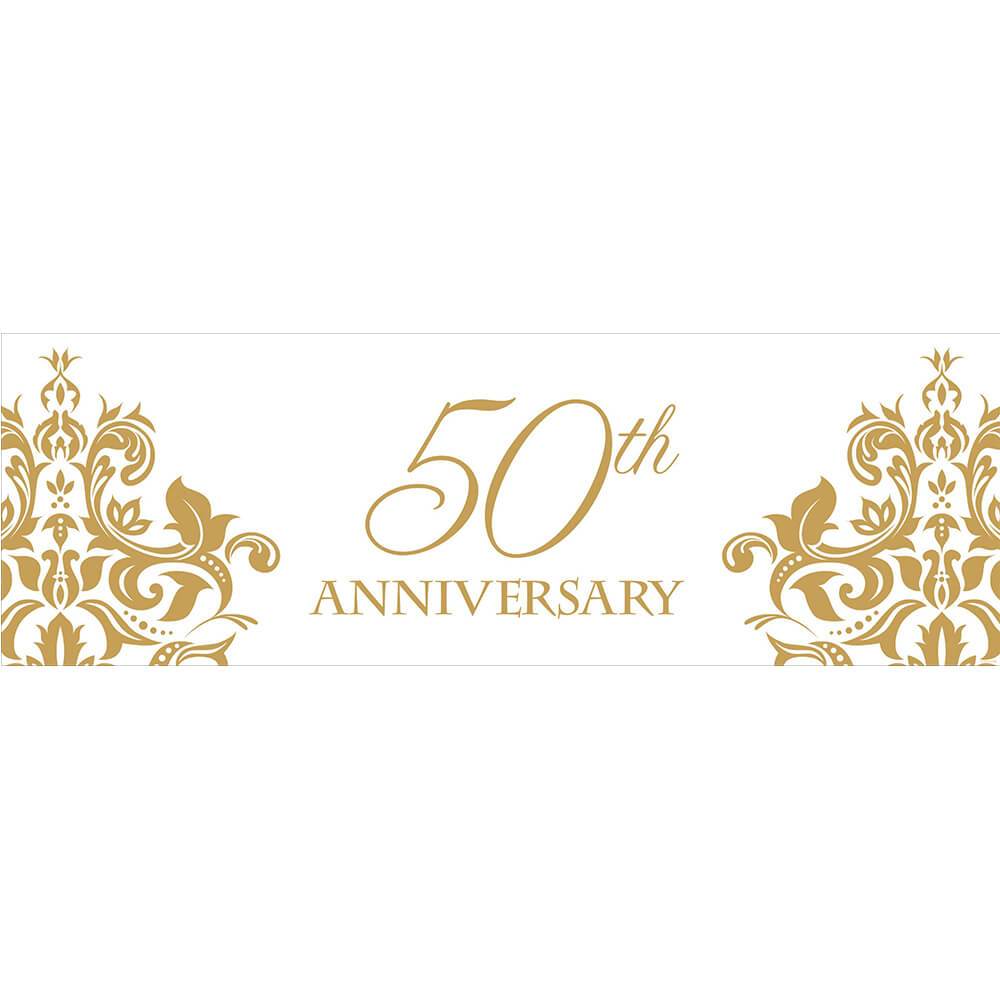 Golden Anniversary, Giant Party Banner 