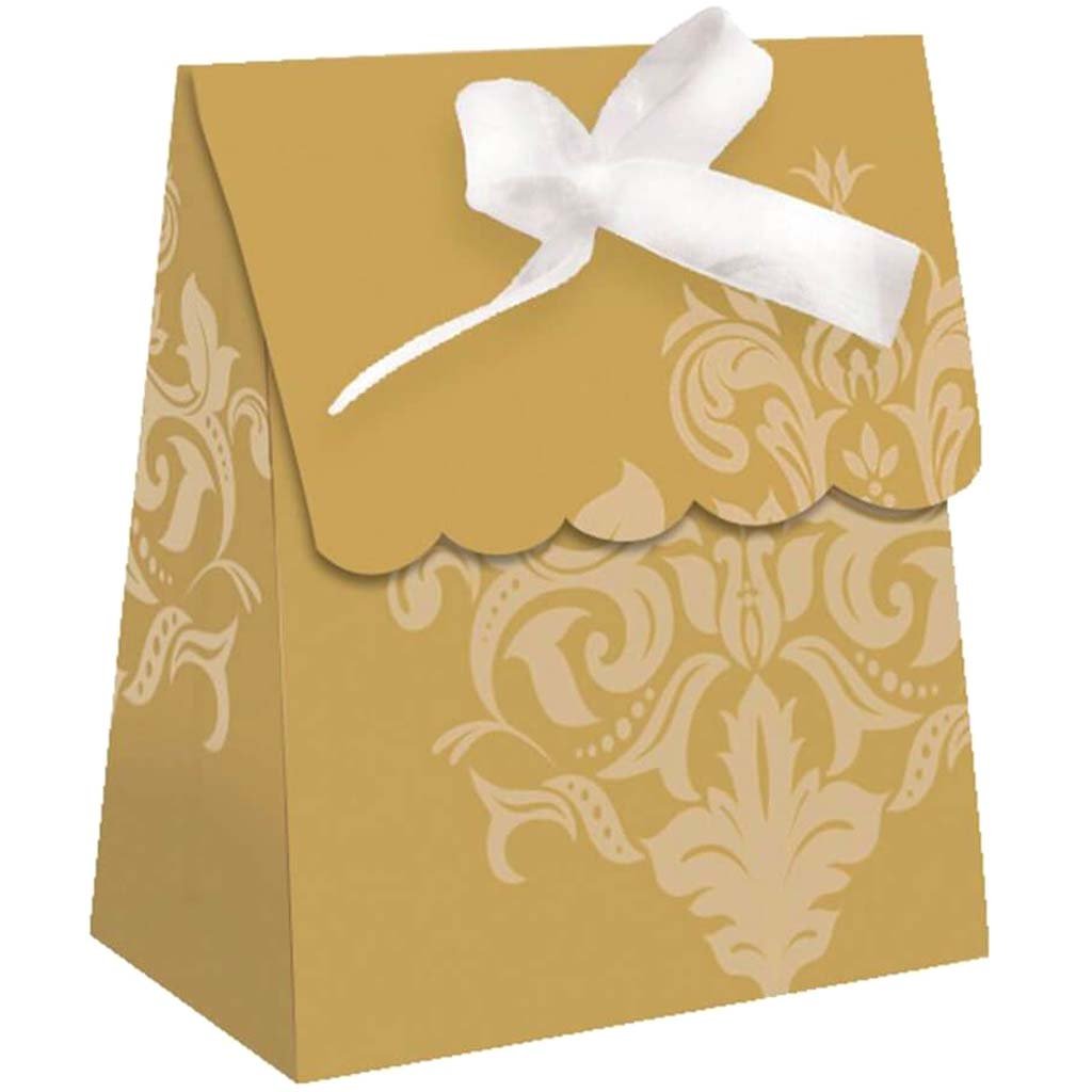 Golden Anniversary Gold, Favor Boxes 