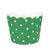 Emerald Green Polka Dot Baking Cups 12ct