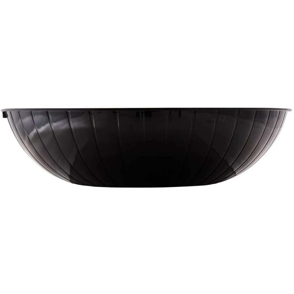 Plastic Gallon Bowl, Black 