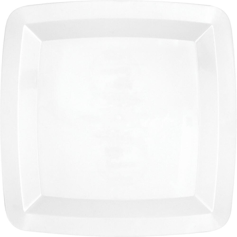 Plastic Tray 16in x 16in, White 