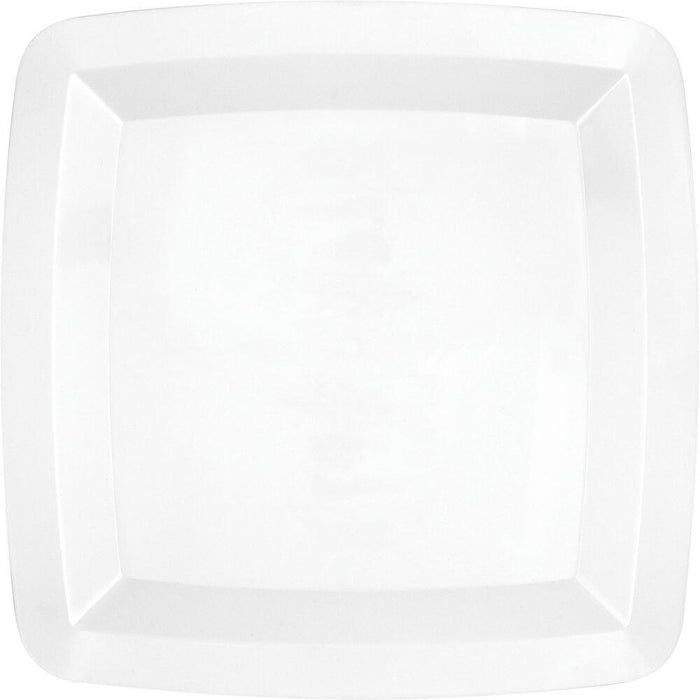 Plastic Tray 16in x 16in, White 