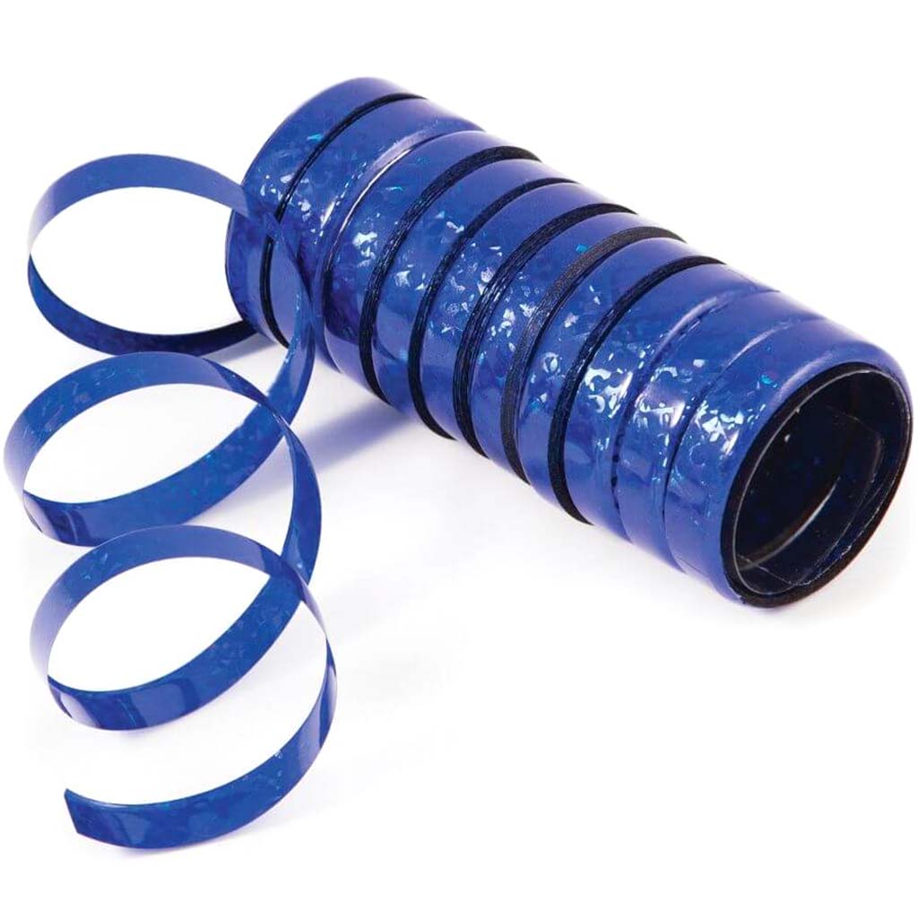 Holographic Streamers Deep Blue 