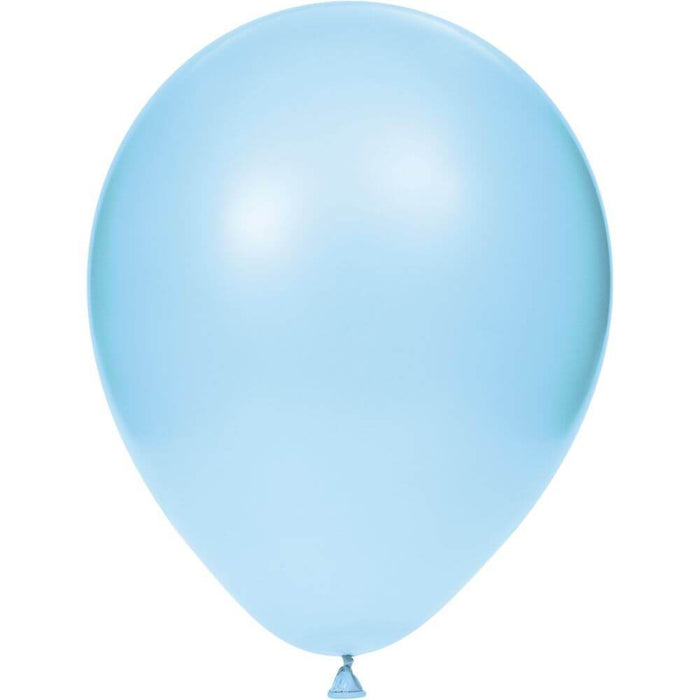 Latex Balloon 12in, Pastel Blue 