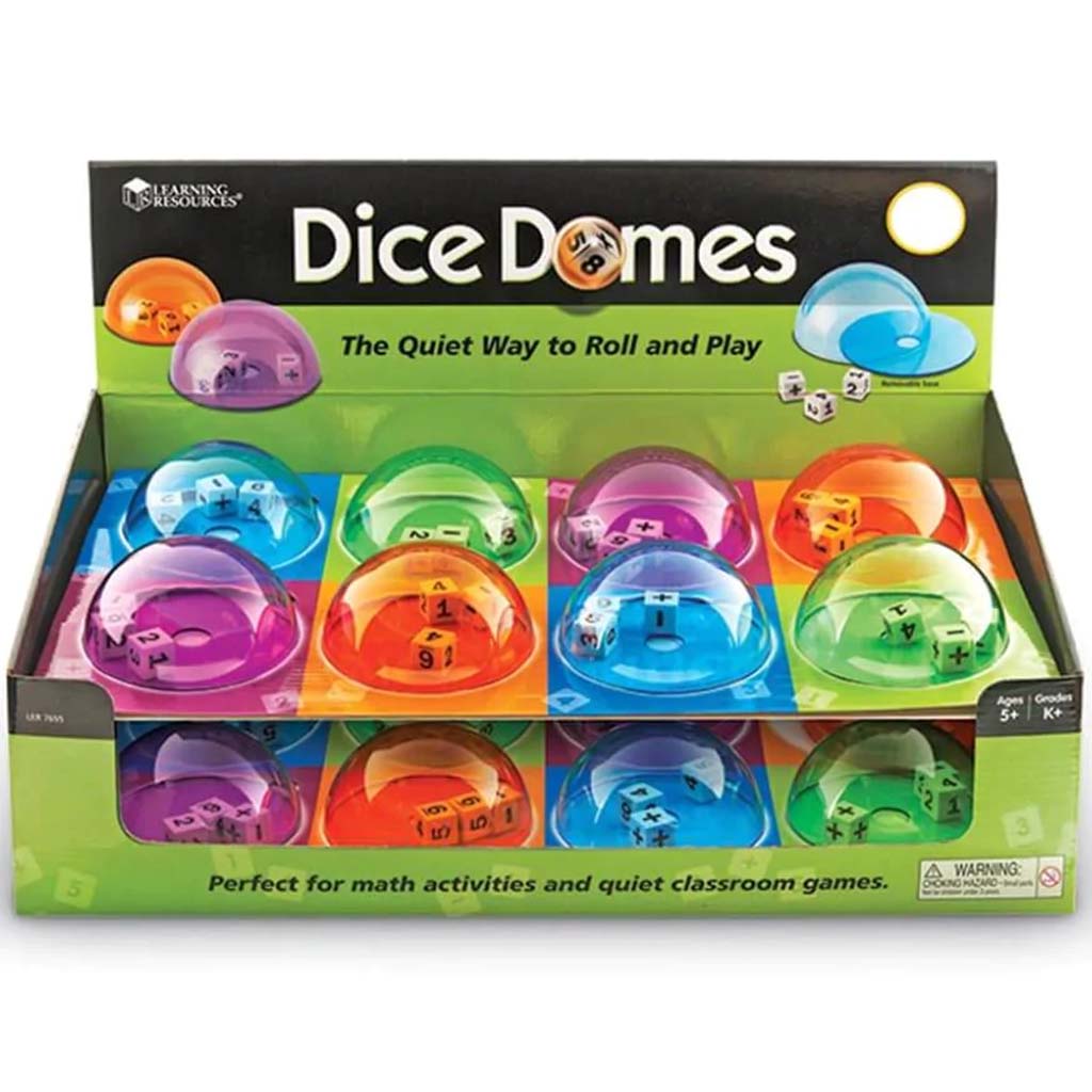 Dice Domes In Pop Display 
