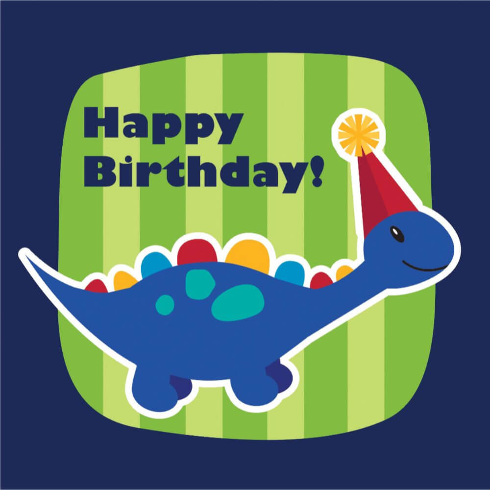 Little Dino Party Happy Bday, Luncheon Napkins 3ply 16ct 