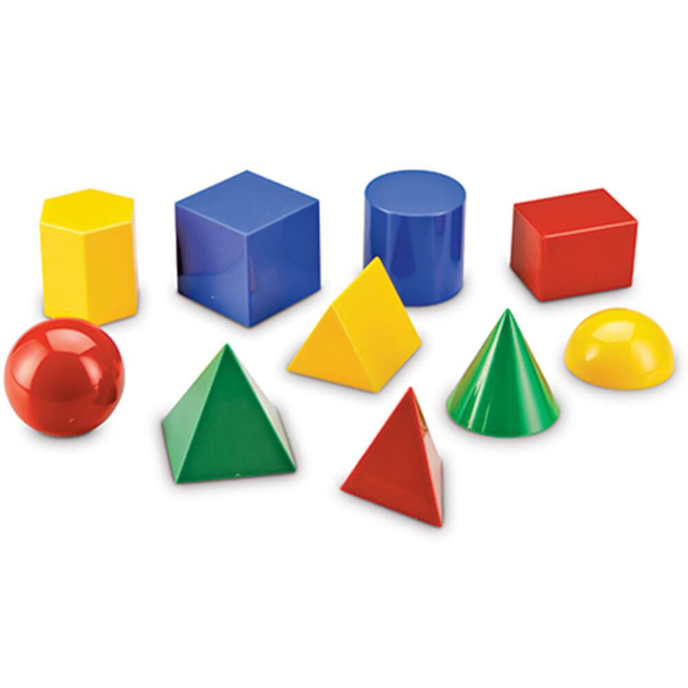 Geometric Shapes, Set Of 10 