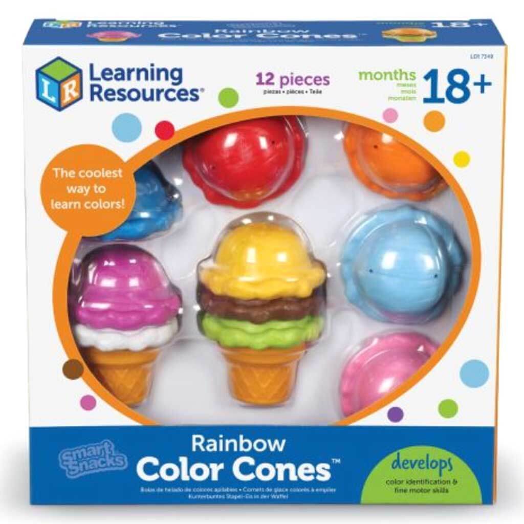 Rainbow Color Cones