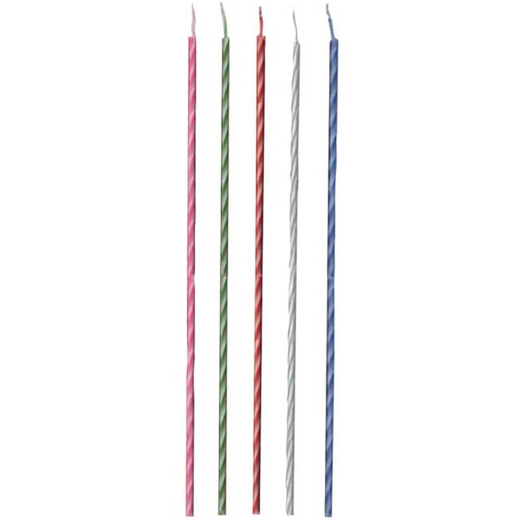 Party Candles 20ct Two-Tone 8in 