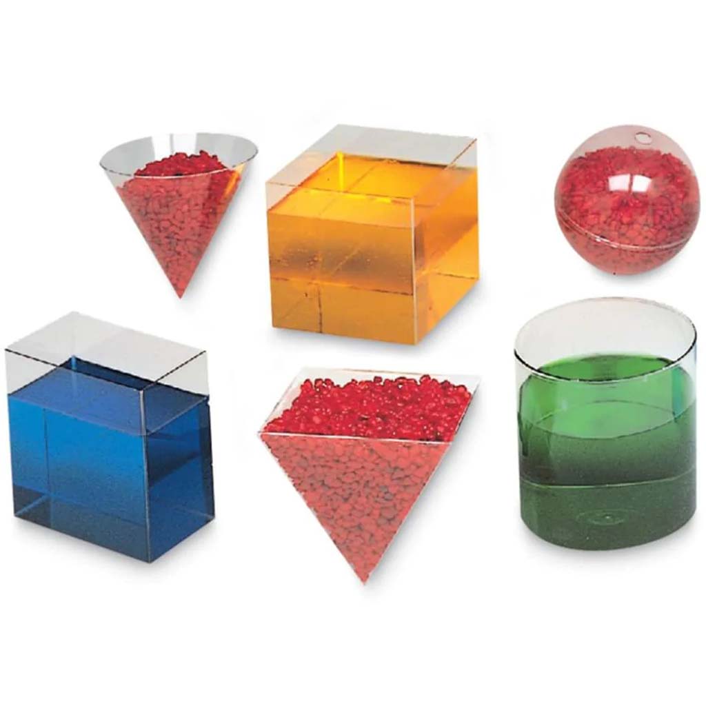 Clear Plastic Geometric Volume