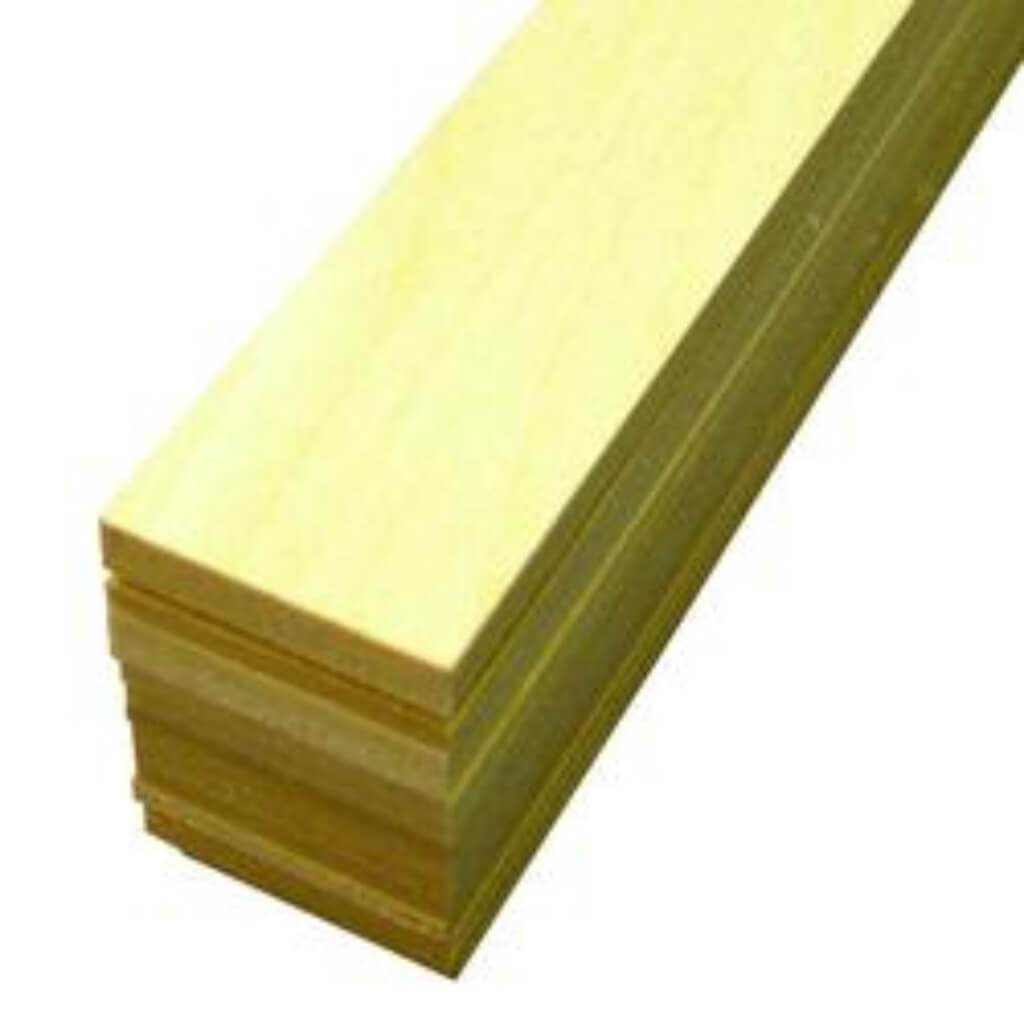 Basswood Sheets 3/32 x 1 x 24