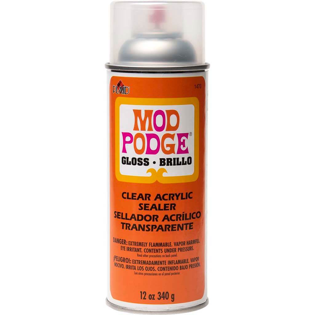 Mod Podge Clear Acrylic Aerosol Sealer 12oz Gloss