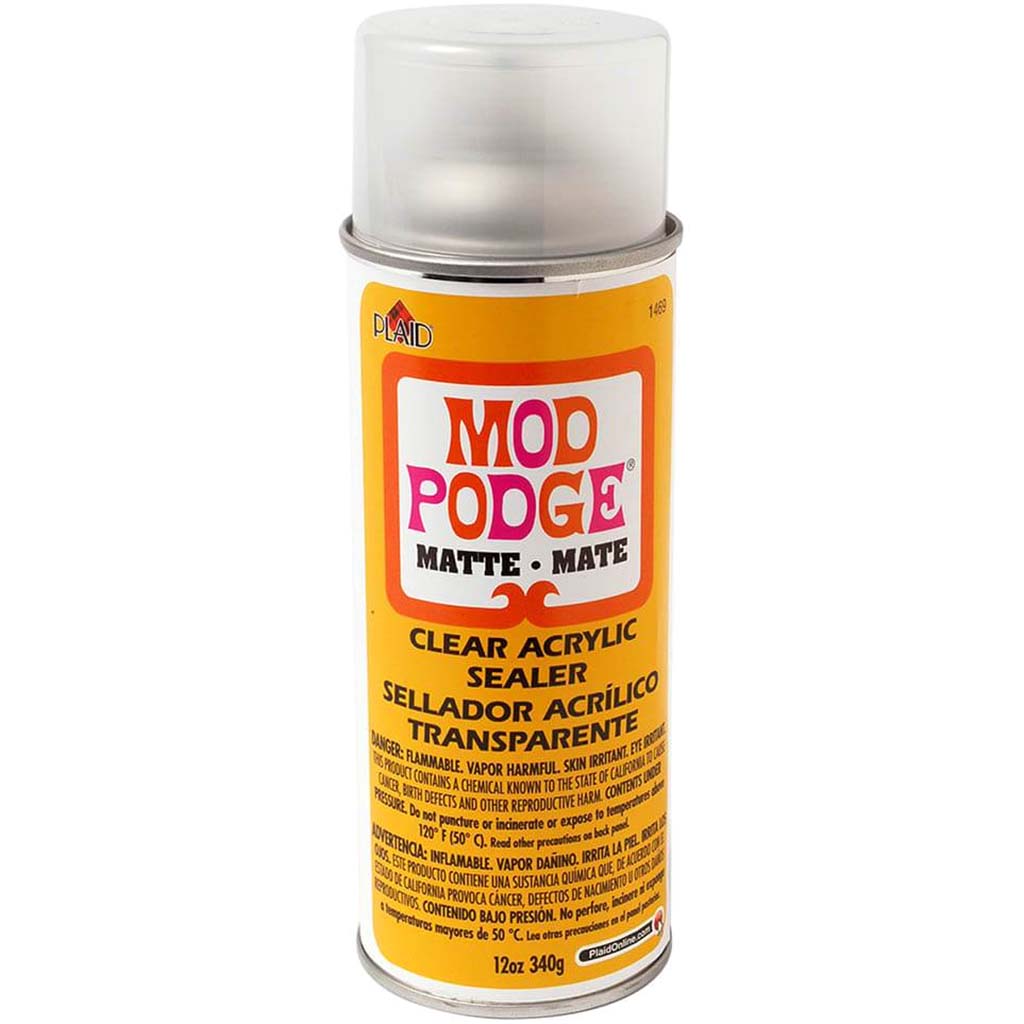 Mod Podge Clear Acrylic Aerosol Sealer 12oz Matte