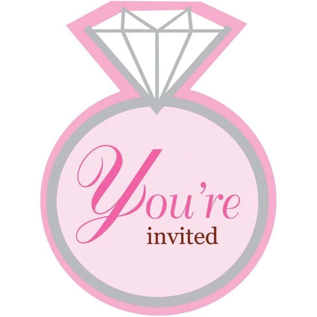 Bride to Be, Invitations 8ct 