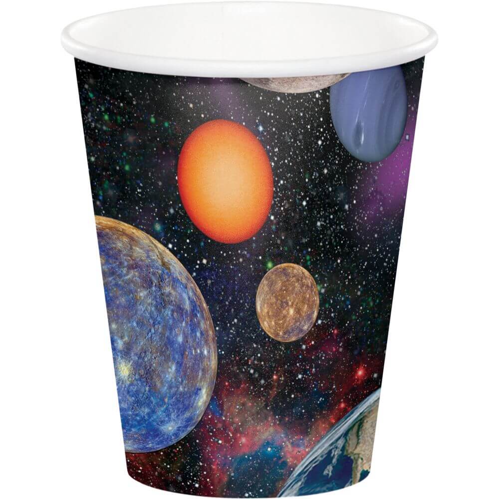 Space Blast, Paper Cups 9oz 8ct 