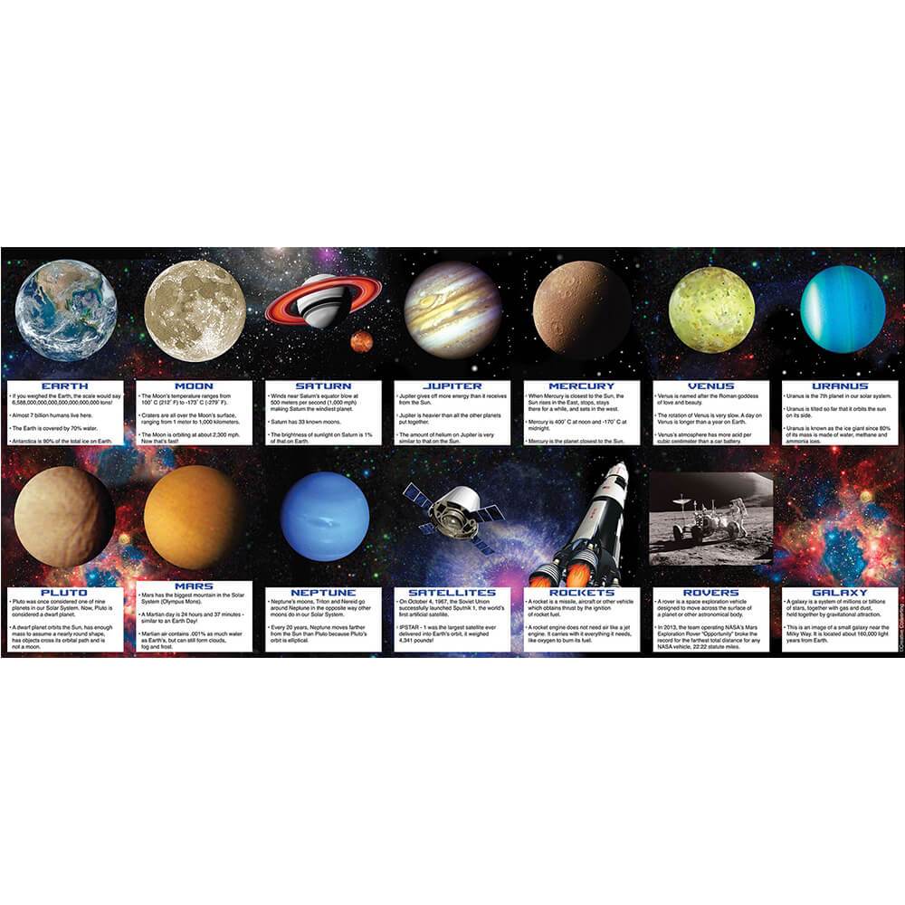 Space Blast Fact Cards Favors 