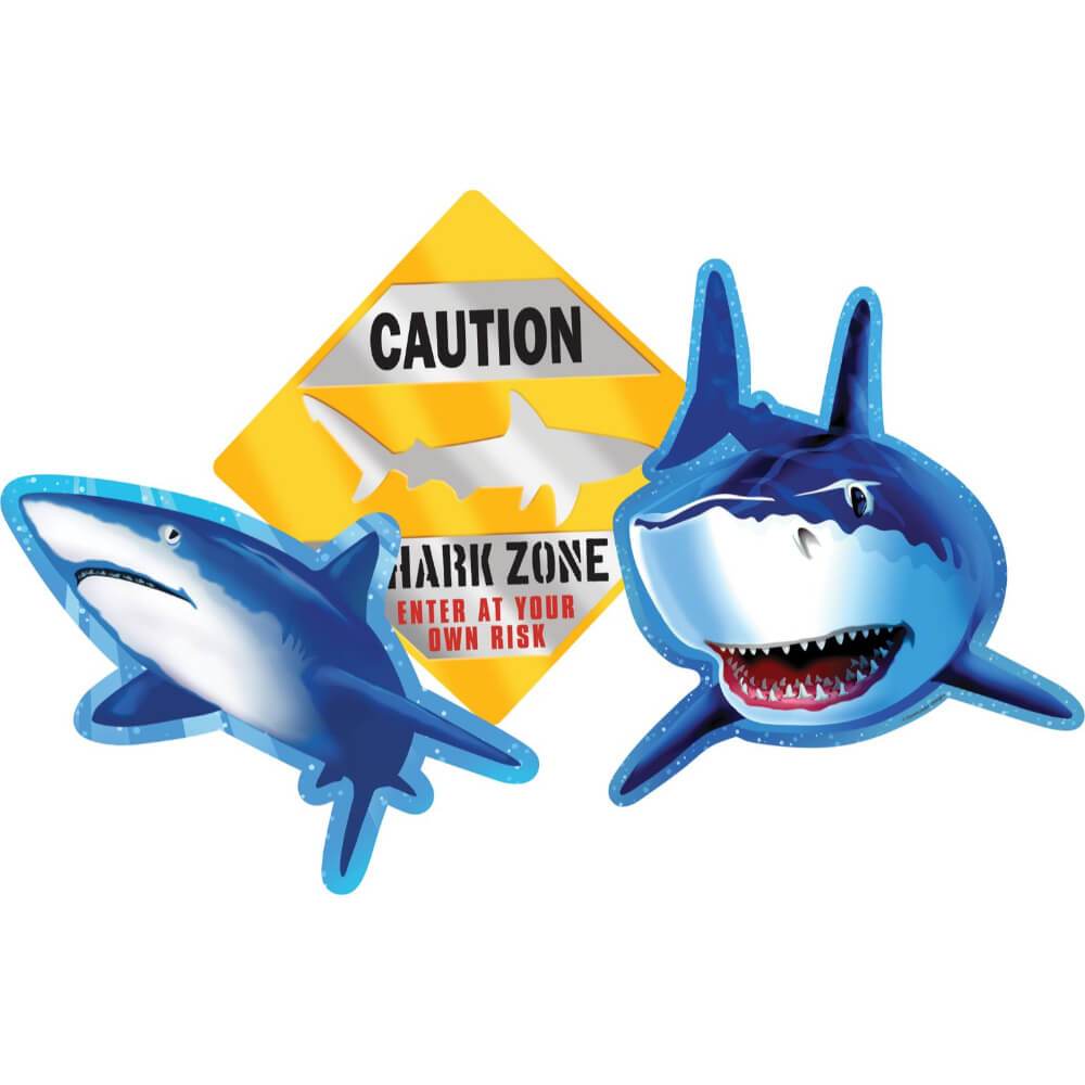 Shark Splash, Cutouts Assorted 