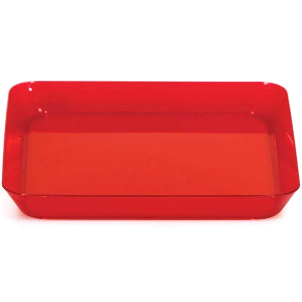 Translucent Red Appetizer Plate 5in 