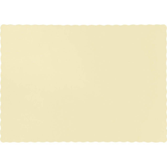 Paper Placemats 14in 50ct, Ivory 