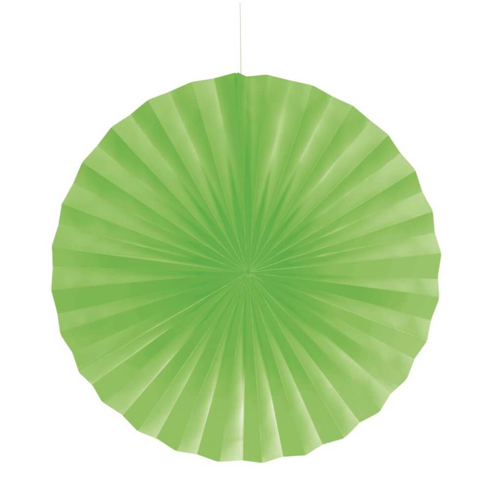 Paper Fan Fresh Lime 16In