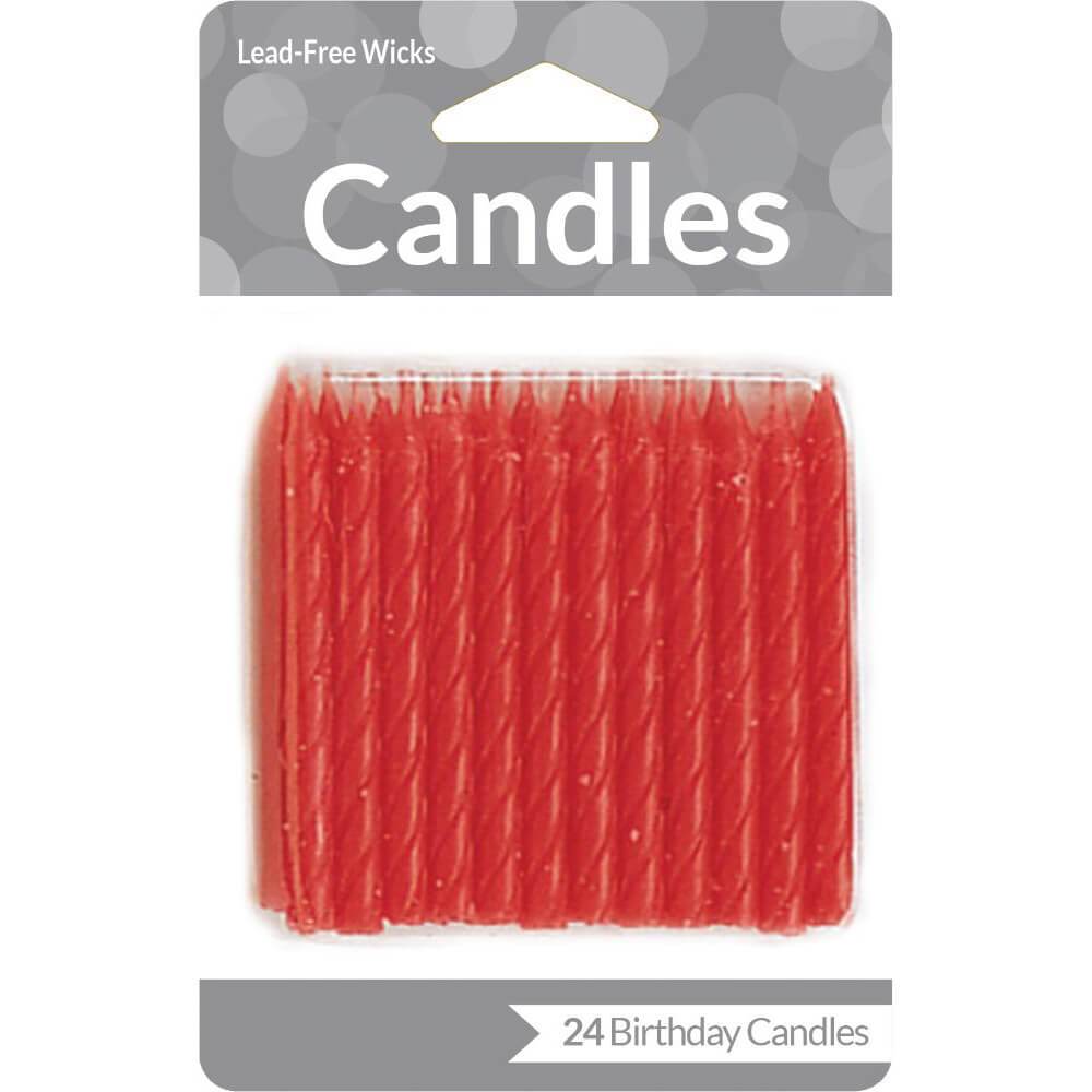 Novelty Candles Red 