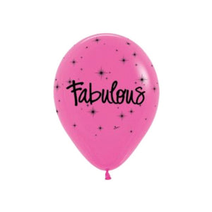 Latex Balloon Fabulous Pink 11in