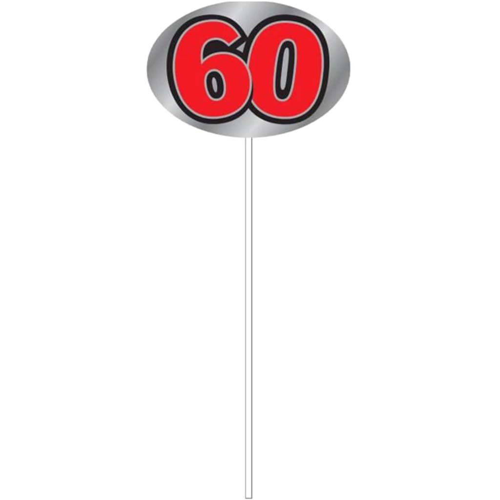 Foil Party Picks "60" 72ct 