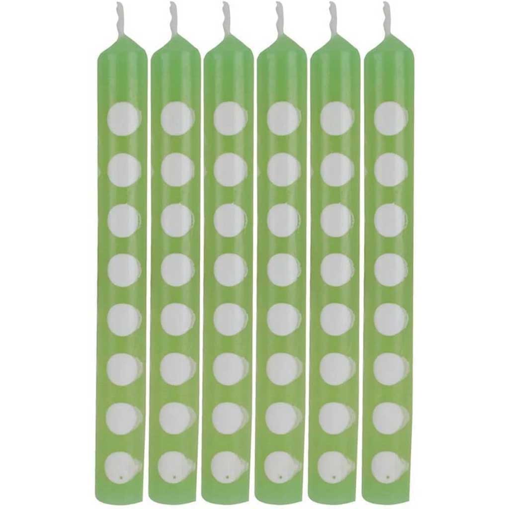 Polka Dots Candles Fresh Lime 