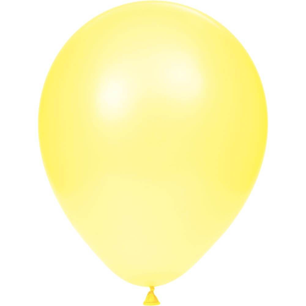 Latex Balloon 12in, Mimosa Yellow 