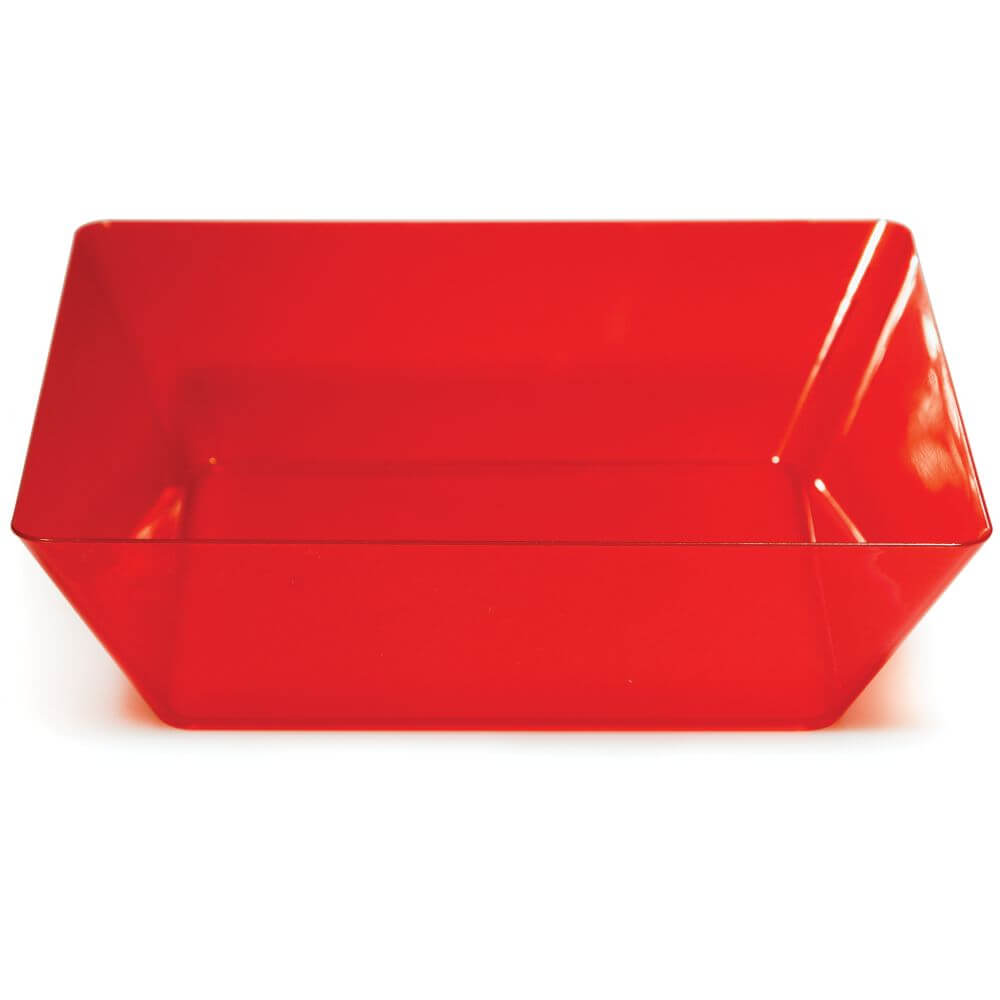 Translucent Trendware Bowl 11in, Red 