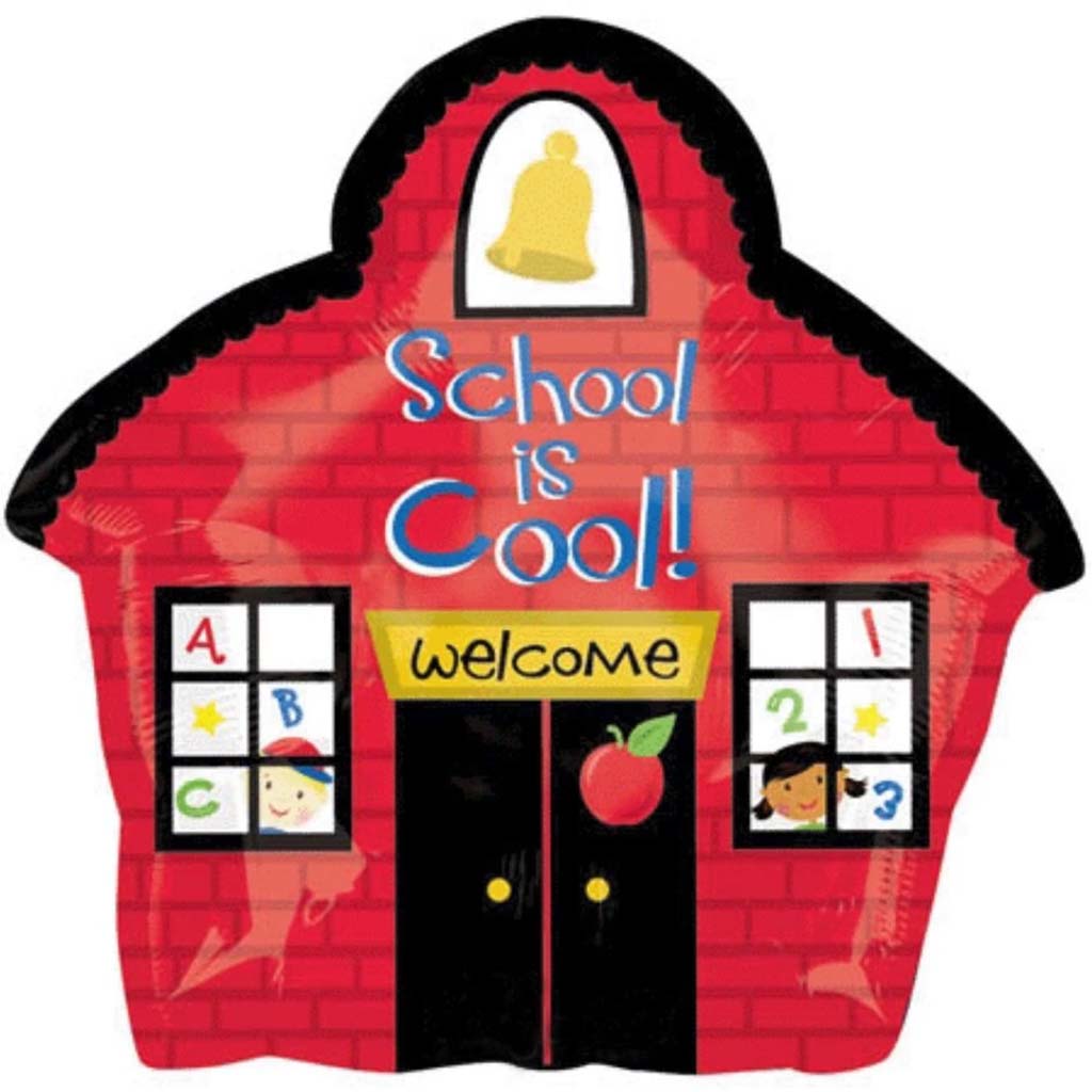 Foil Balloon Welcome School Is Cool Jr. 18in 