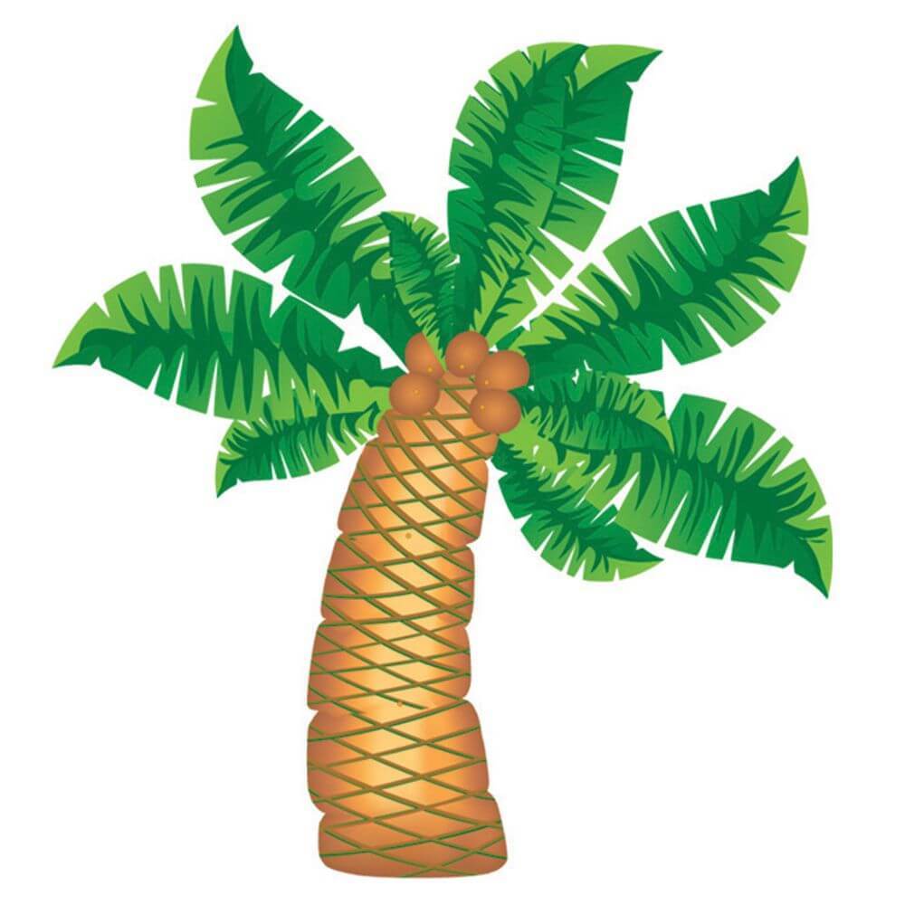 Palm Tree, Jointed Cutout 