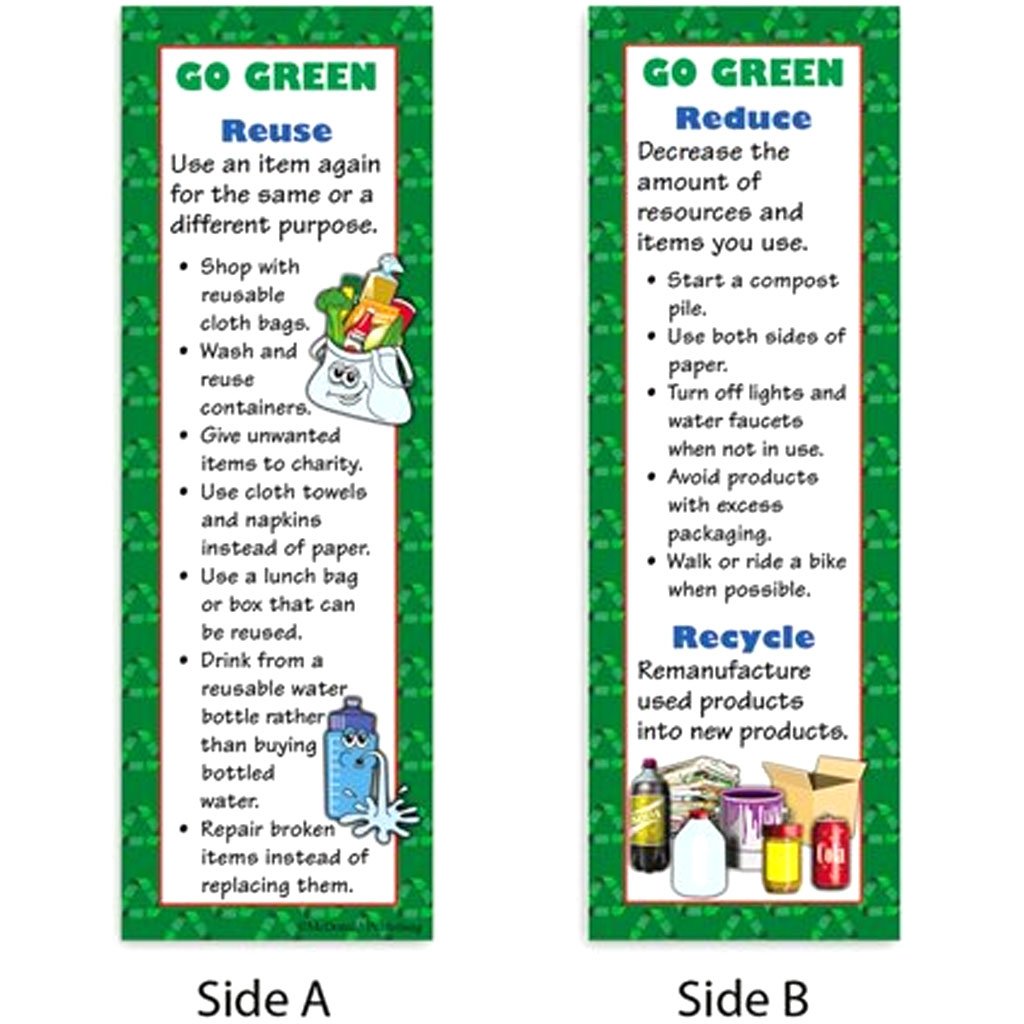 Go Green Smart Bookmark