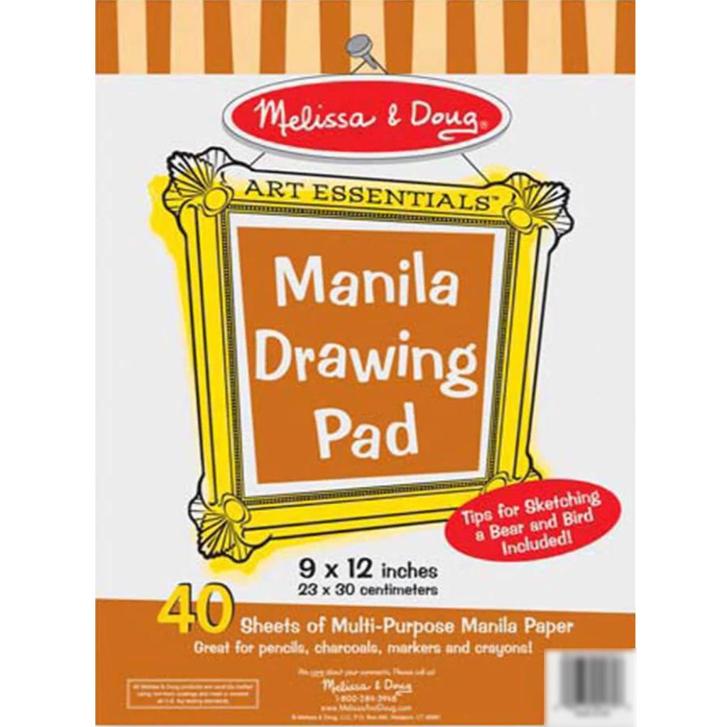 9in x 12in 40 Manila Drawing Pad