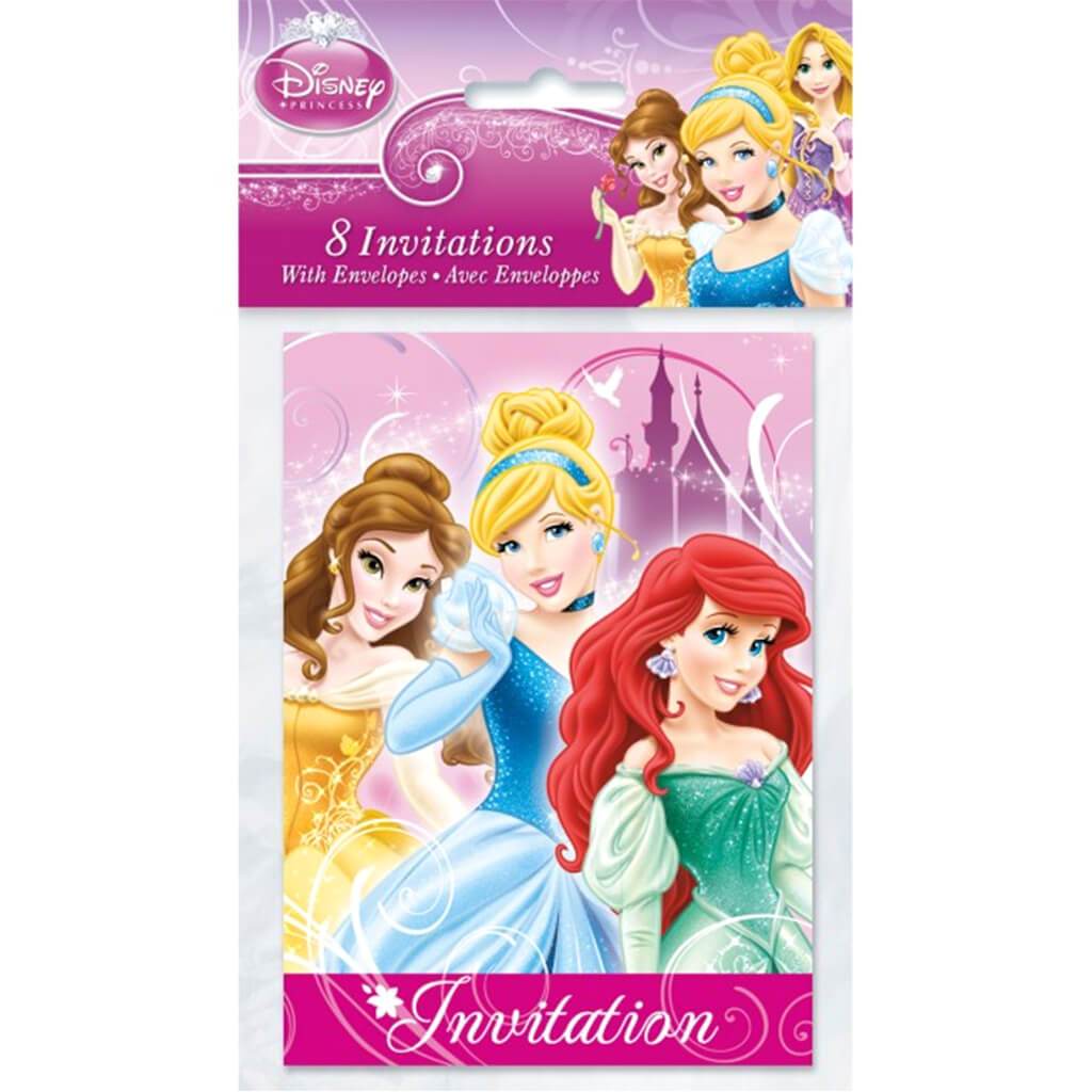 Disney Princess Invitations 8ct