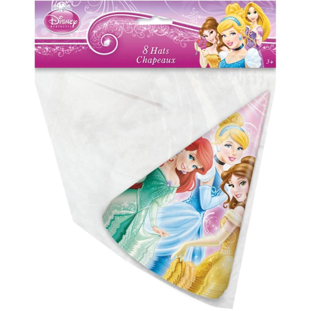 Disney Princess Party Hats 8ct