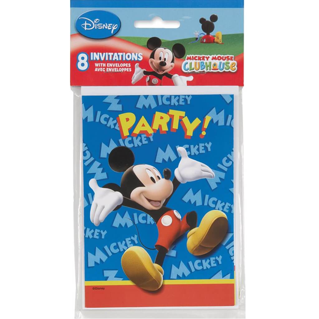 Mickey Mouse Clubhouse Invitations 8ct