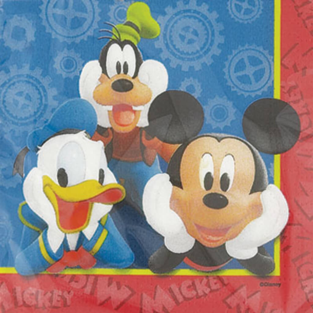 Mickey Mouse Clubhouse Beverage Napkins, 16ct 