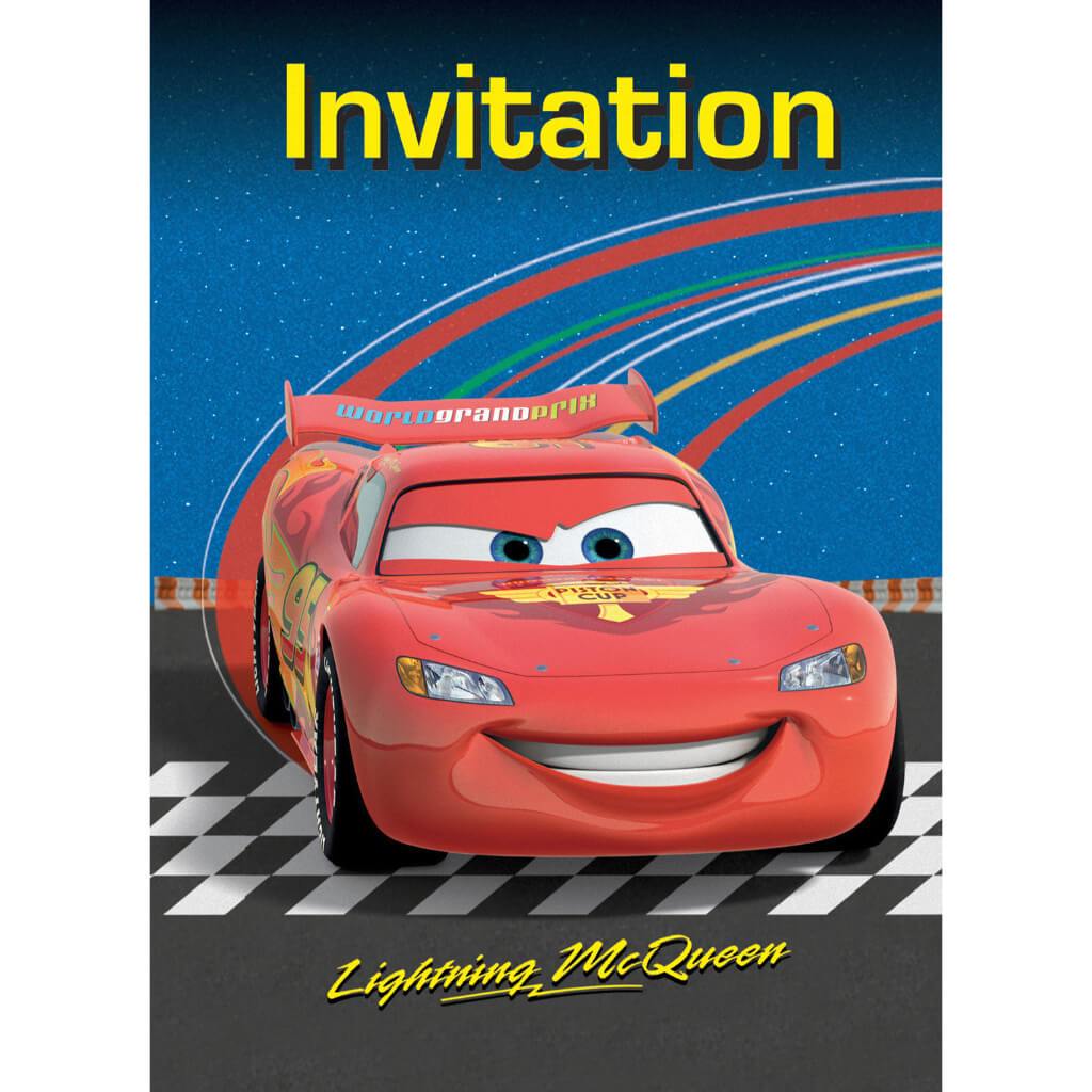 Disney Cars 2 Invitations, 8ct 