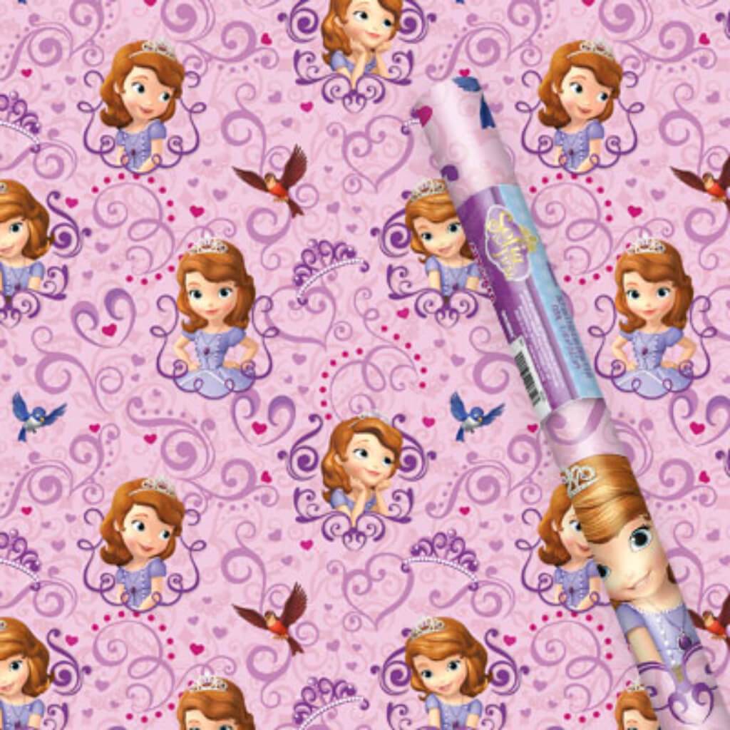 Gift Wrap 30in X 5ft, Sofia The First 