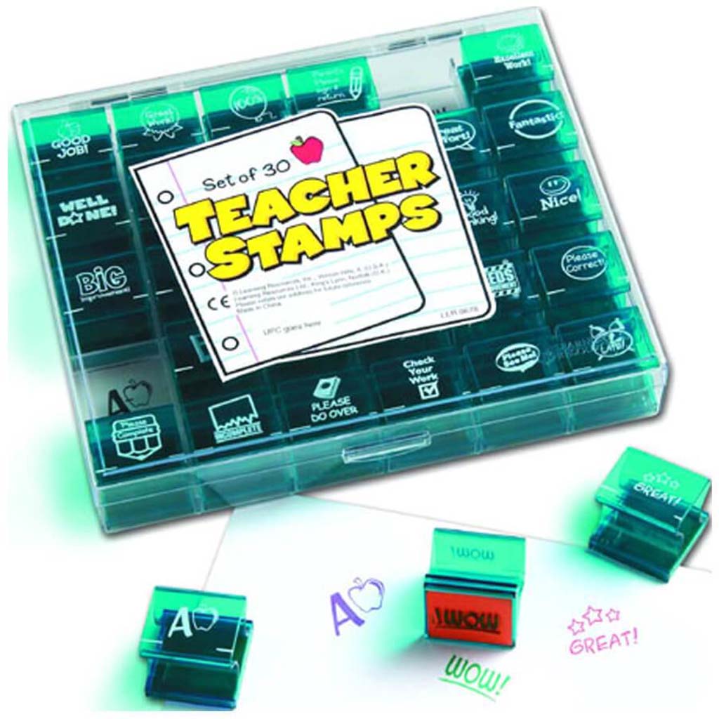 Jumbo Teacher Stamps Set 