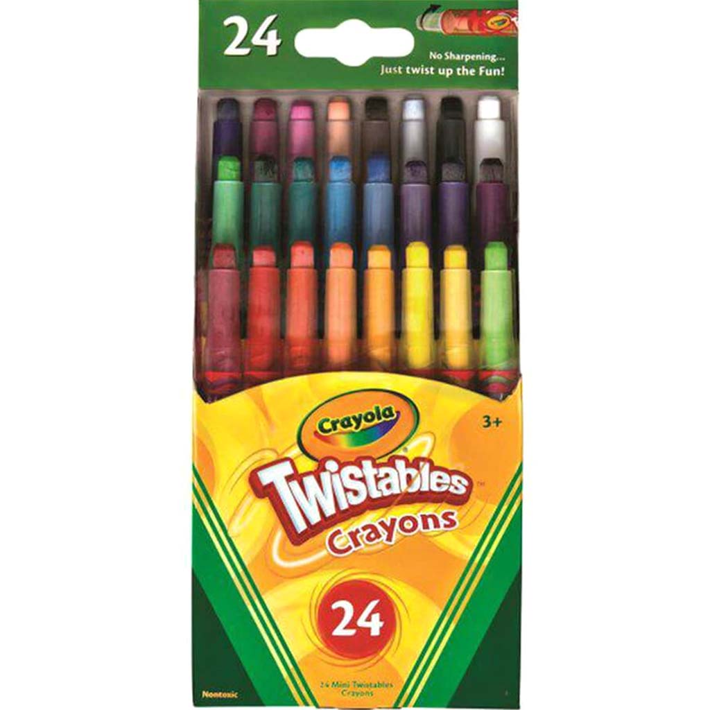 Crayola 24 Mini Twistables Crayons