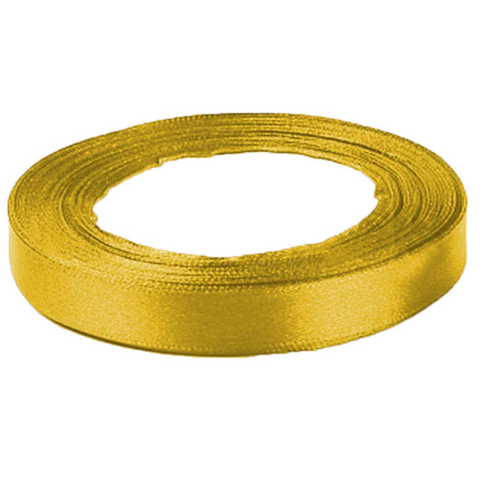 Ribbon Satin 1/2in Metallic Gold