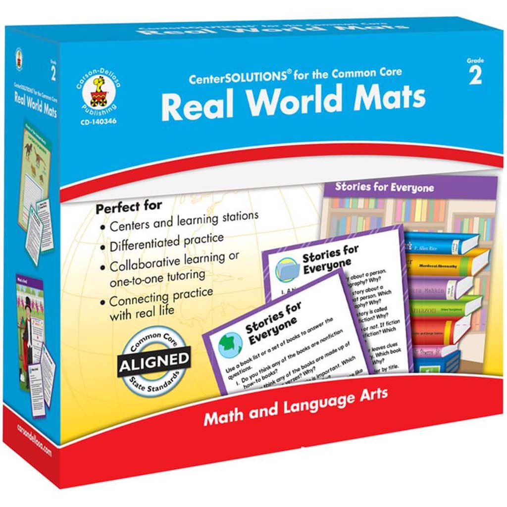 Real World Mats Grade 2 Centersolutions 