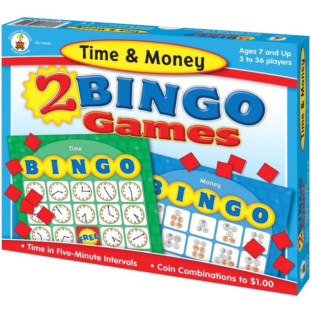 Time &amp; Money Bingo Board Game 