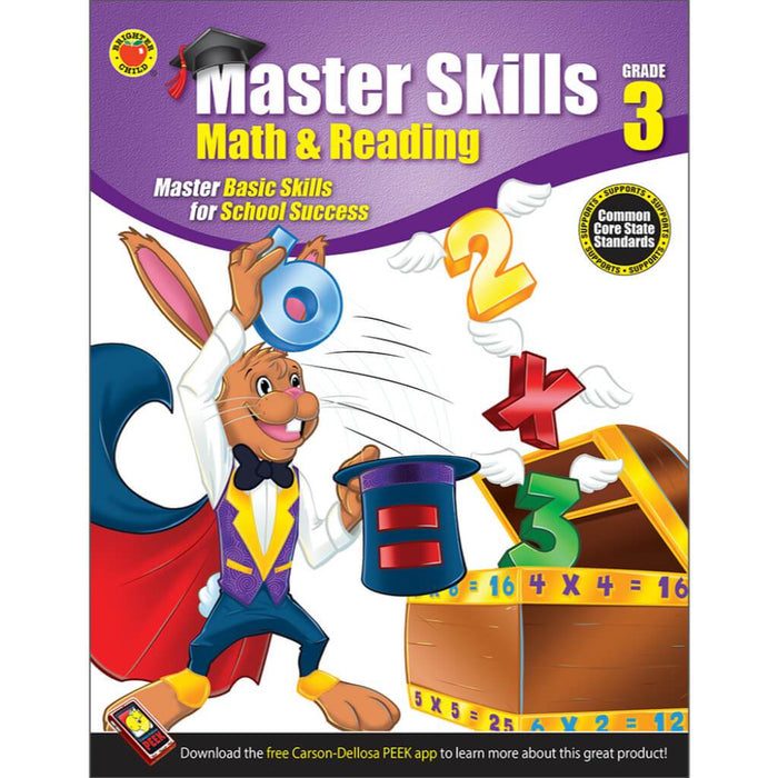 Master Ski Math & Reading Grade 3 