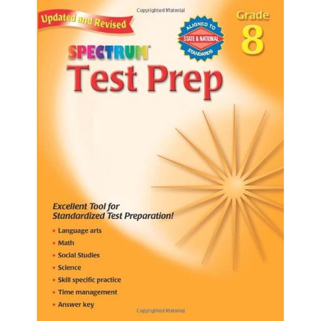 Spectrum Test Prep, Grade 8