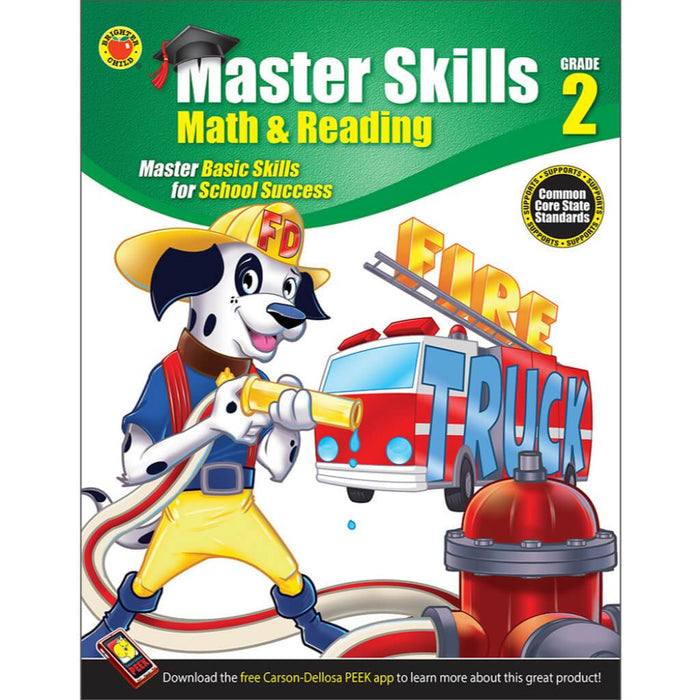 Master Ski Math & Reading Grade 2 